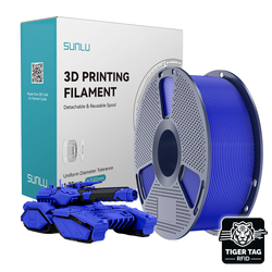 Sunlu - PLA - Bleu Klein (Klein Blue) - 1,75 mm - 1 kg avec RFID TigerTag