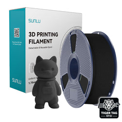 Sunlu - PLA Matte - Noir (Black) - 1,75 mm - 1 kg avec RFID TigerTag