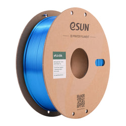 Bobine eSun de eSilk PLA Cyan - 1 kg - Spool carton