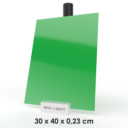 Plaque acrylique MissKraft - Vert