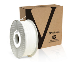 Verbatim - Tefabloc (Primalloy) TPE - Blanc (White) - 1.75 mm - 500 g, Filament, Verbatim