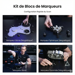 Revopoint - Kit de Blocs de Marqueurs Magnétiques (Marker Block Kit Magnetic)