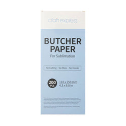 Craft Express - Sublimation - Papier de protection thermique - 11 x 25 cm