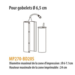 Craft Express - Chauffe pour gobelets 900 ml pour la presse Elite Pro / Pro Max