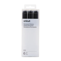 Cricut - Venture - Feutres Permanents - 2,5 mm - Lot de 6