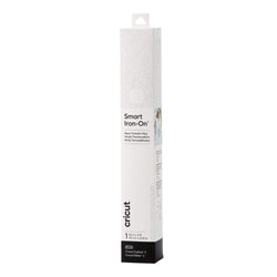 Cricut - Smart Iron-On  - Vinyle Thermocollant - Blanc pailleté - 33 x 90 cm