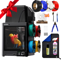 Elegoo - Mega Pack Centauri Carbon 2 Combo - Imprimante 3D avec Multicolore CC2 + CANVAS