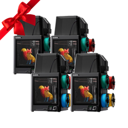 Elegoo - Pack4 x Centauri Carbon 2 Combo - Imprimante 3D avec Multicolore CC2 + CANVAS