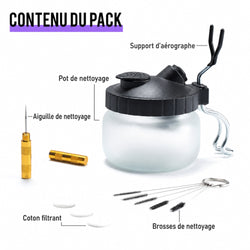 Gaahleri - Pot de Nettoyage pour Aérographe (Airbrush Cleaning Kit)
