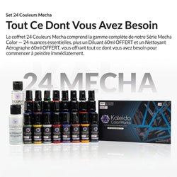 Kaleido ColorWorks - Gloss/Mecha - Pack 24 Couleurs Mecha (24 Mecha Colors Set)