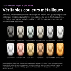 Kaleido ColorWorks - Gloss/Metal - Gris Métallisé (KM002 Gun Metall) - 20ml