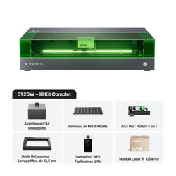 xTool  - S1 20W + IR 1064 - Kit Complet