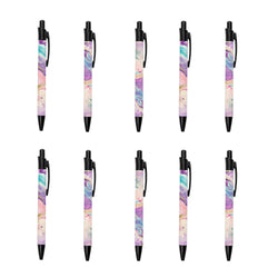 MissKraft - Sublimation - Lot de 10 Stylos à Bille - Blanc - Sublimé 