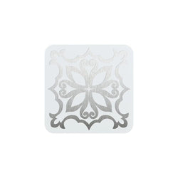 MissKraft - Sublimation - Lot de 5 Sous-verres en Acier Carré - Blanc Mat