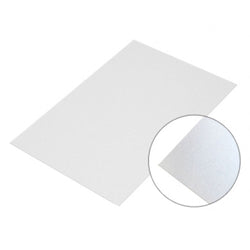 MissKraft - Sublimation - 5 Plaques de Métal Perlé - Blanc - 20 x 30 cm