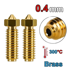 Zimple3D - Anycubic Kobra 3 - Lot de 2 Buses Laiton - 0.4 mm