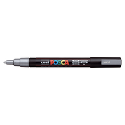 POSCA - Marqueur Pointe Conique Fine - Argent