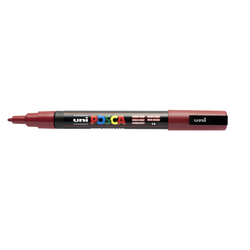 POSCA - Marqueur Pointe Conique Fine - Rouge Foncé