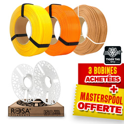 Pack Refill Rosa3D - Automne - PLA Starter x3 + Masterspool Offerte
