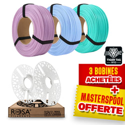 Pack Refill Rosa3D - Pastel Macaron - PLA x3 + Masterspool Offerte