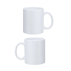 MissKraft - Lot de 2 Mugs pour Sublimation - 330 ml