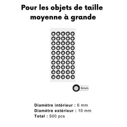 Revopoint - Marqueurs Hautement Réfléchissants - 6 mm - 500 pcs