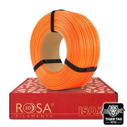 Rosa3D - ASA - Orange Pressée (Juicy Orange) - 1,75 mm - 1 kg Refill avec RFID Tiger Tag