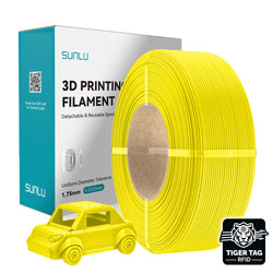 Sunlu - PETG - Jaune (Yellow) - 1,75 mm - 1 kg - Refill avec RFID TigerTag