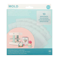 We R Memory - Mold Press - 40 Feuilles en Plastique Transparent