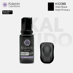 Kaleido ColorWorks - Matt/Primary - Noir Mat (K038 Matt Black) - 20ml
