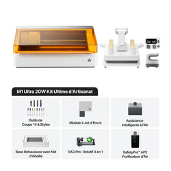 xTool - M1 Ultra - Pack Ultime D'Artisanat Laser Diode Multi-Fonctions - 20 W