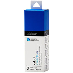 Cricut - 2 Feuilles de Transfert Infusible Ink - Bleu - (11,4x30,5cm